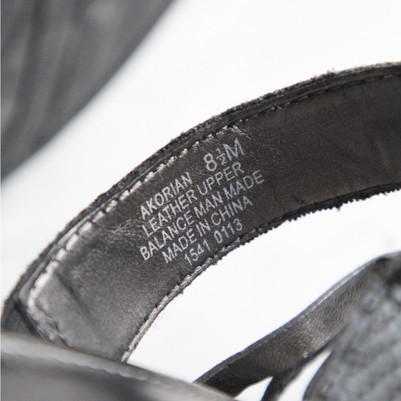 Anne Klein Black Sandal Heels - Picture 5 of 9